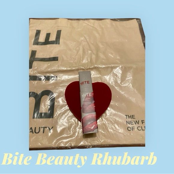 Bite Beauty Other - Discontinued ! New in box Bite Beauty Rhubarb full size amuse Bouche Lipstick